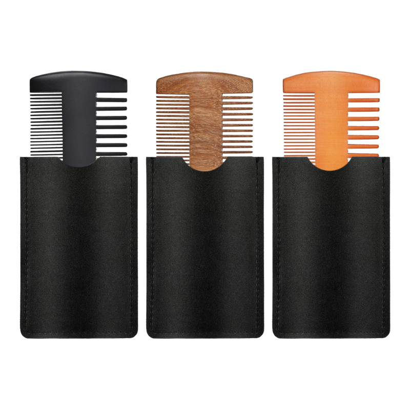 Double-Sided Sandalwood Beard Comb - CPTN BEARD CO.