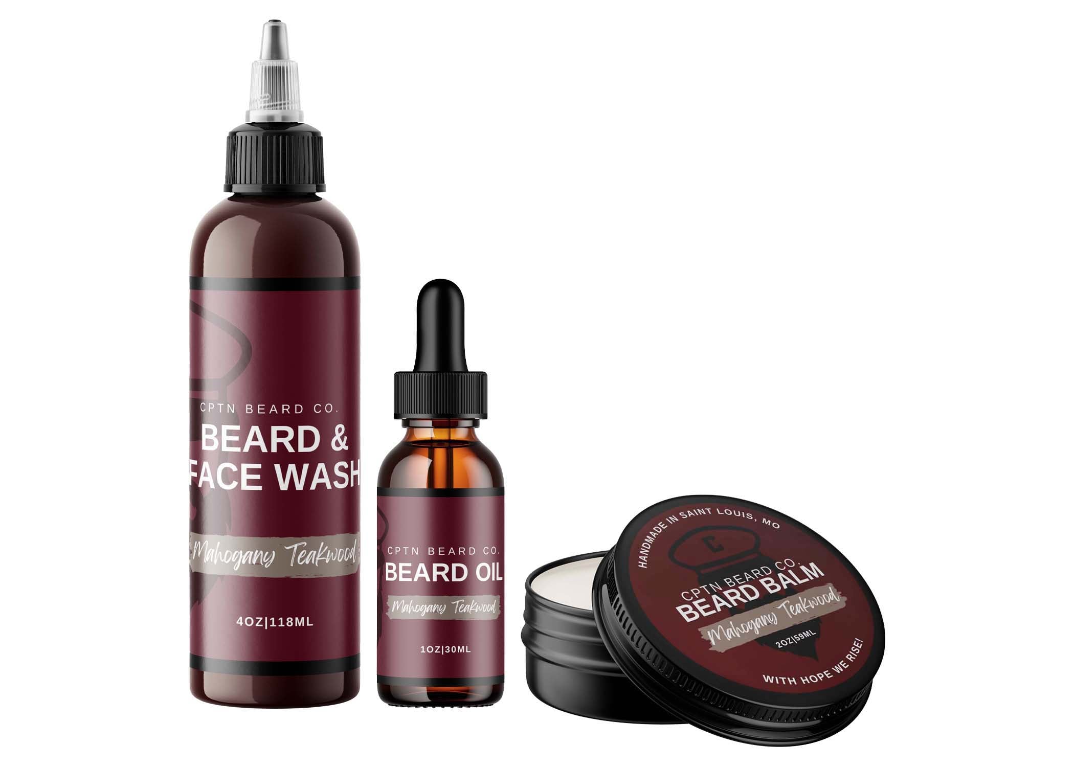 The Beard Balm Kit Cptn Beard Co 1222