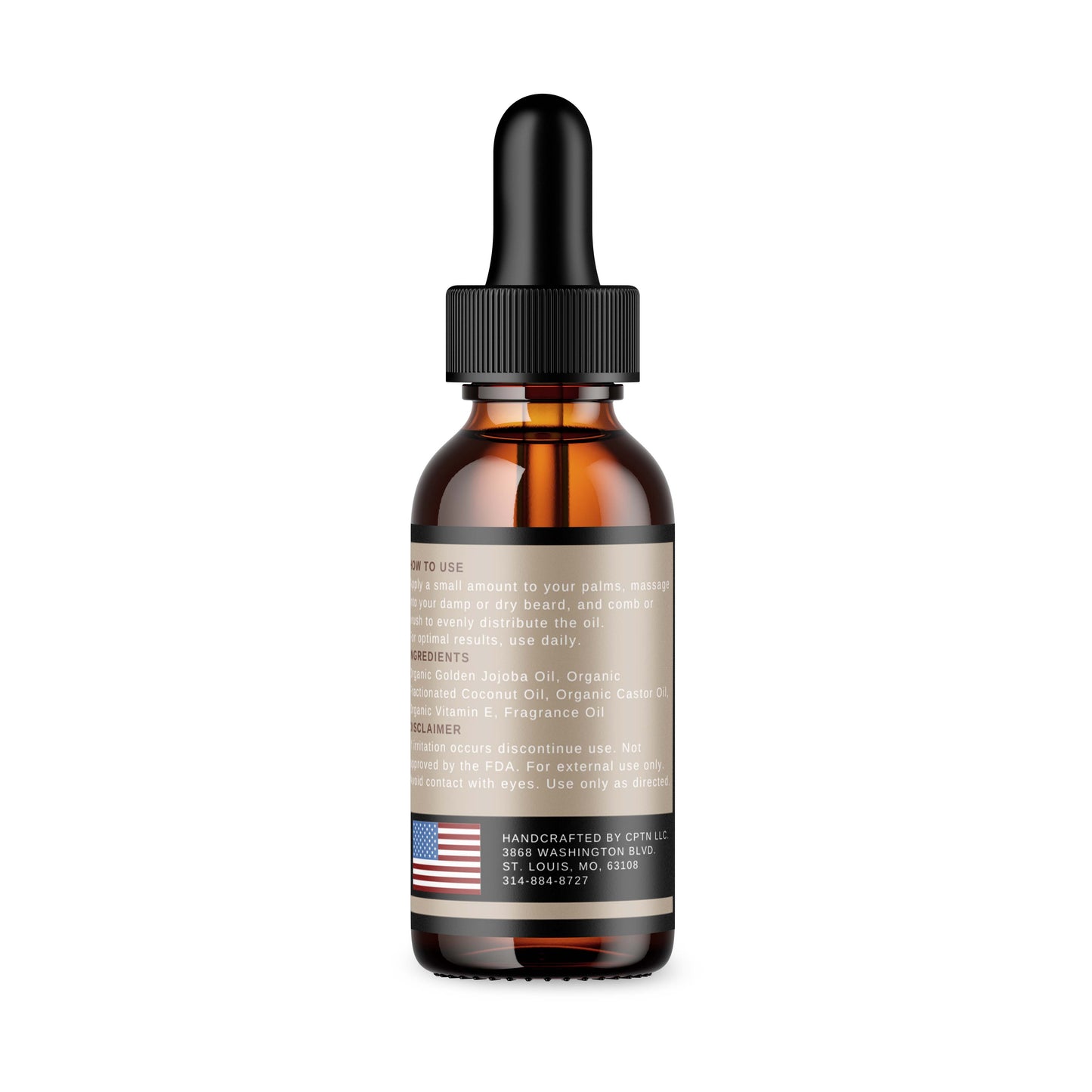 Organic Beard Oil - CPTN BEARD CO.