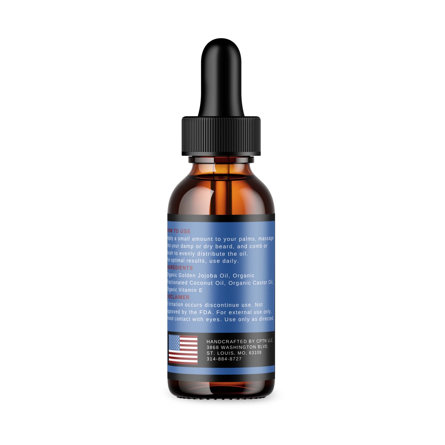 Organic Beard Oil - CPTN BEARD CO.